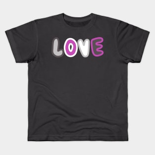 asexual love Kids T-Shirt